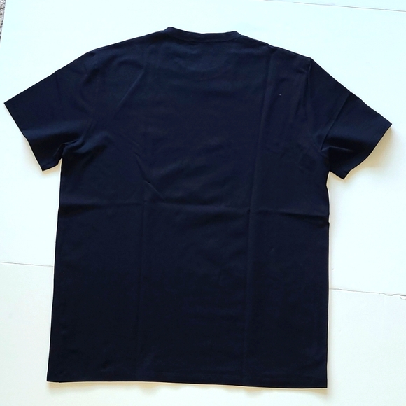 BORRELI NAPOLI Jersey Short Sleeve Tee Navy BLUE - Picture 2 of 4